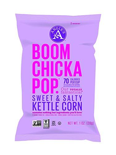 Angie’s BOOMCHICKAPOP Angie's BOOMCHICKAPOP Sweet & Salty Kettle Corn Popcorn, 1 oz (Packaging May Vary)