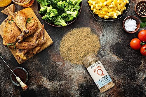Kosmos Q Kosmos Q Southern Chicken Seasoning | All-Purpose Spice Mix | All-Natural Cooking Herbs & Spices | Paleo & Keto Diet Friendly Flavor Blend | MSG-Free, Zero Calories | 5.2 oz. Shaker Bottle