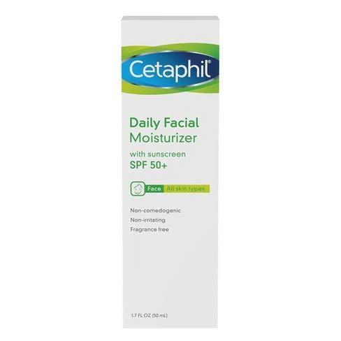 Cetaphil Cetaphil Daily Facial Moisturizer for All Skin Types, SPF 50 1.7 oz (Pack of 2)