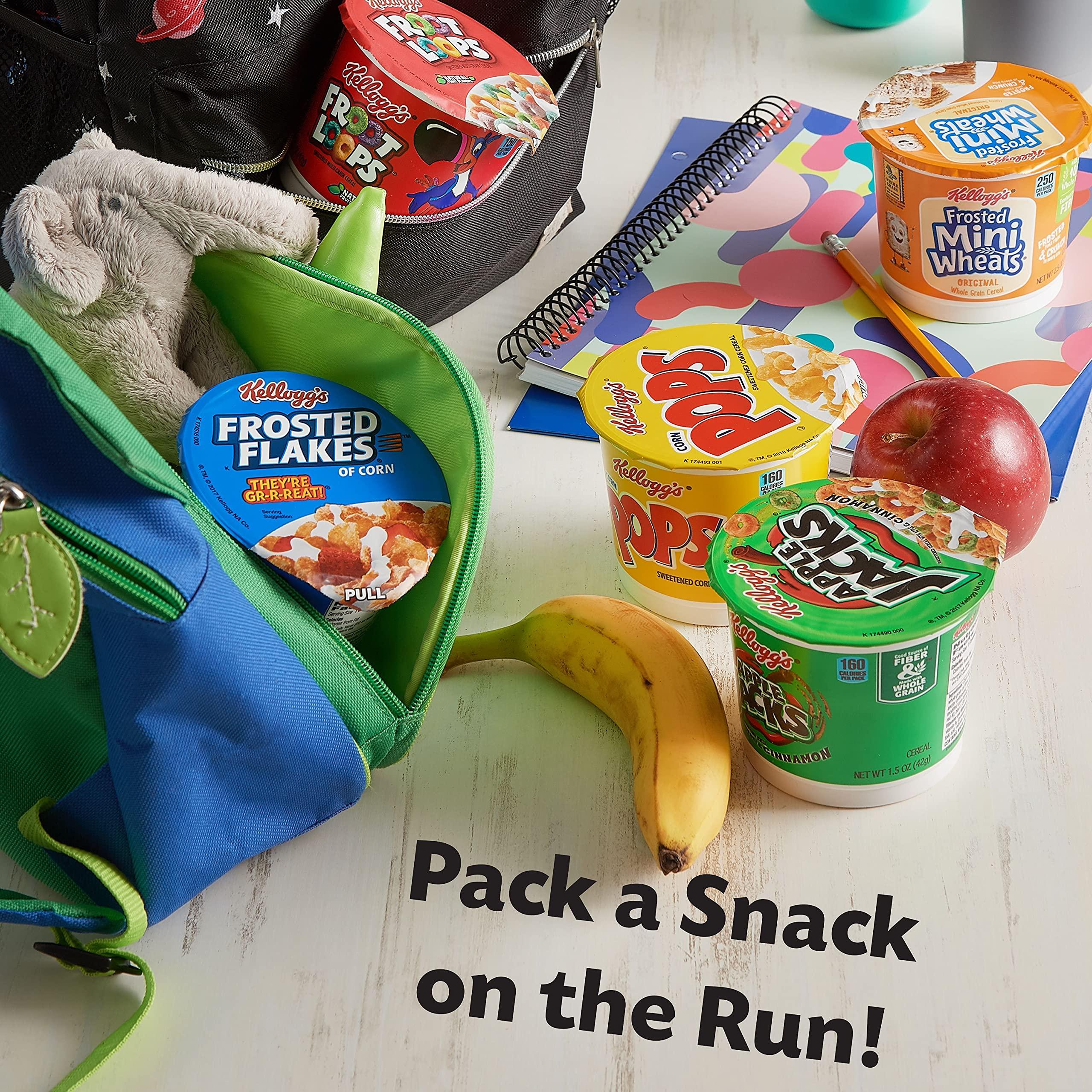 Kellogg's Kellogg\'s Breakfast Cereal in a Cup, Assortment Pack, Bulk Size (Pack of 24 Cups)