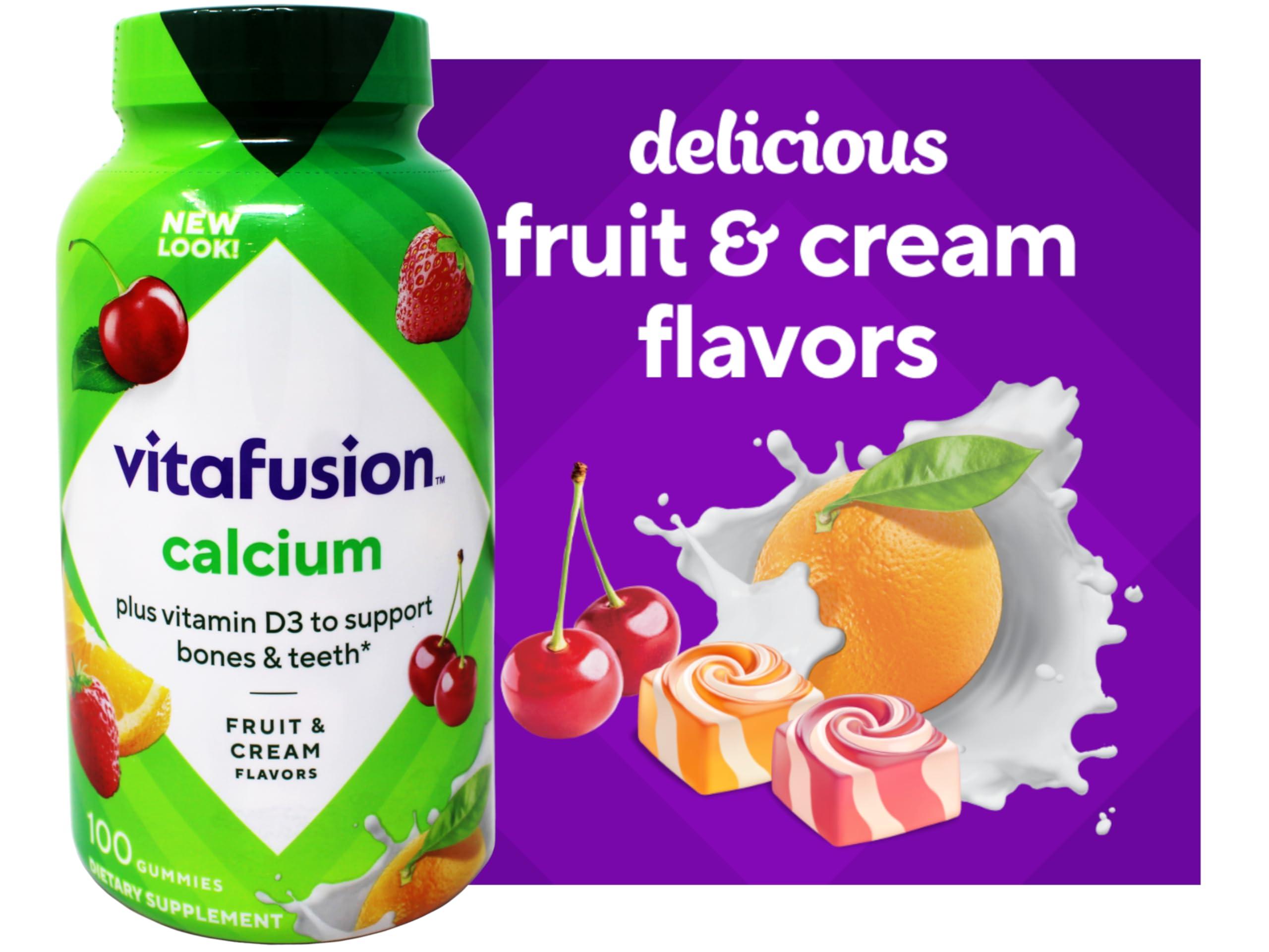 Vitafusion Vitafusion Calcium Gummies, 500 mg (2 Pack, 200 ct.)
