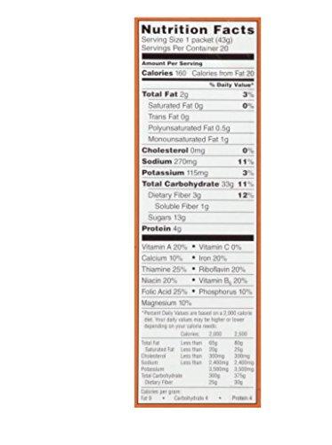 Great Value Maple & Brown Sugar Instant Oatmeal Value Pack