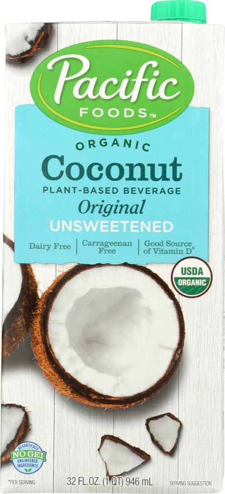 Pacific Natural Foods Pacific Natural Foods Organic Coconut Beverage Unsweetened Original -- 32 fl oz - 2 pc