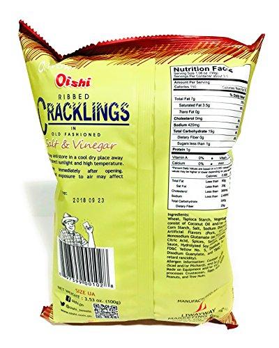 Oishi Oishi Cracklings (Beer Match) 90g, 3 Pack