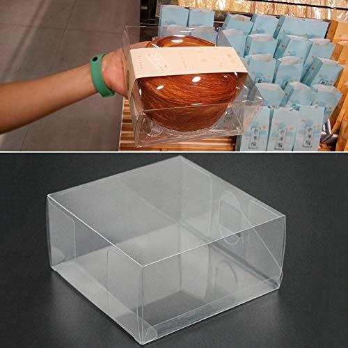 ShineBear ShineBear 25 Sizes Transparent Plastic PVC Box, Small/Large Clear Plastic Gift Boxes for Packaging Toy Candy Favors Boxes 20pcs/lot 10/9 - (Color: Transparent, Gift Box Size: 9x9x6cm)