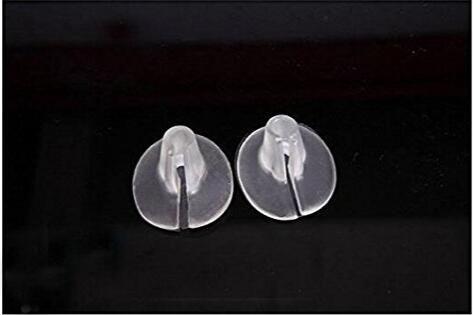 ericotry 5 Pair Silicone Thong Sandal Toe Protectors Clear Sandal Flip Flop Gel Toe Guards Cushions Grip Pads Thong Protectors for Sandals (A#)