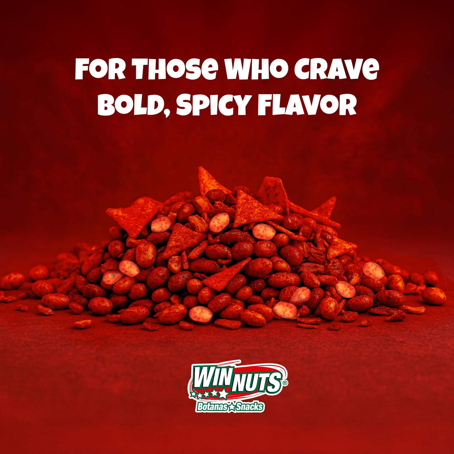 WINNUTS Winnuts Botanas Snacks, Cacahuate Super Cantinero, 5 oz Bags (5 Pack)