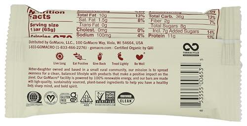 GoMacro GoMacro MacroBar Organic Vegan Protein Bars - Maple Sea Salt (2.3 Ounce Bars, 12 Count)
