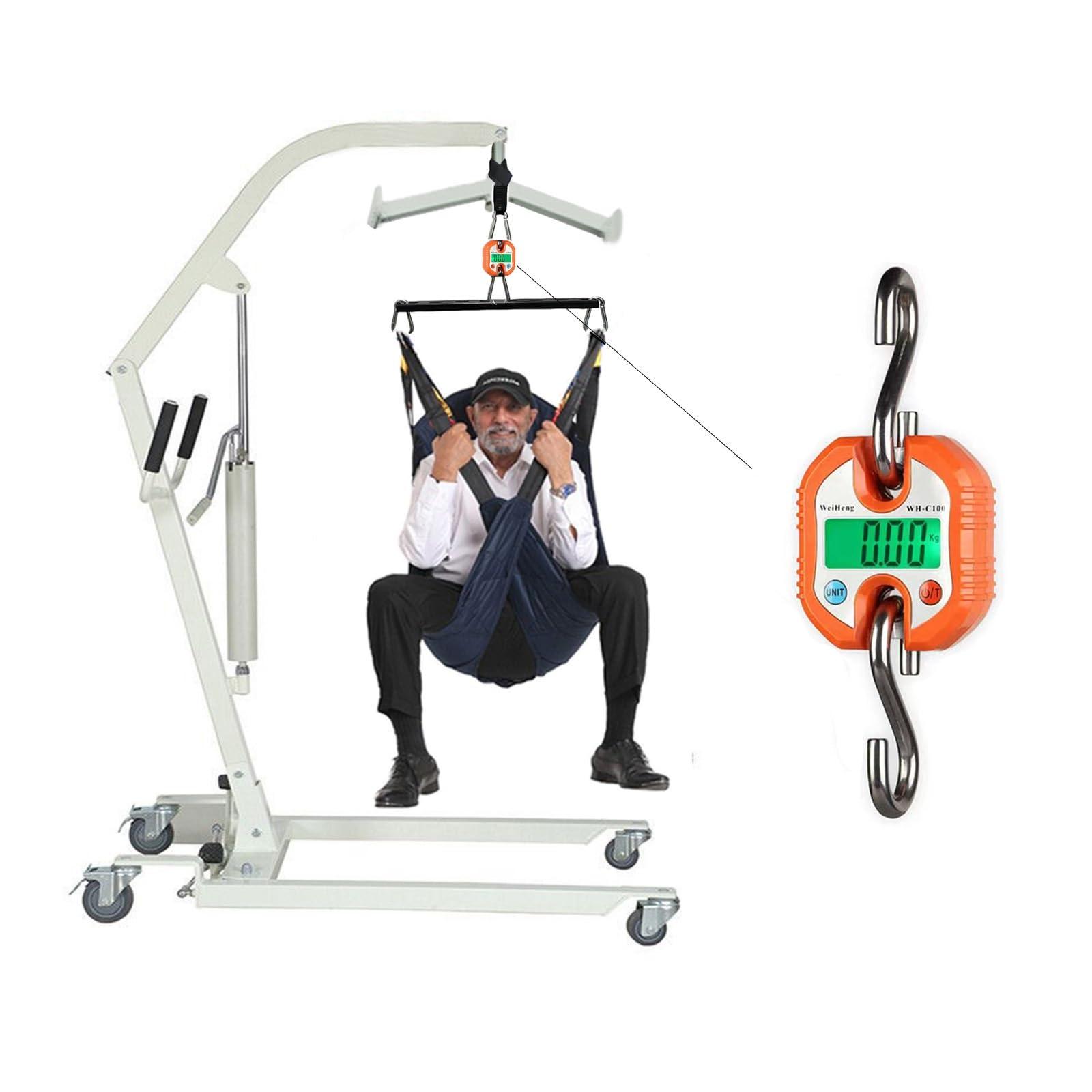 SsCor Hoyer Lift Scale for Hoyer Lifts for Home use Simple and Fast Hoyer Lift Scale Maximum Weight 330lb (Color : Orange)