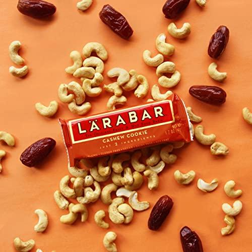 LÄRABAR Larabar Cashew Cookie, Gluten Free Vegan Fruit & Nut Bars, 1.7 oz, 12 ct