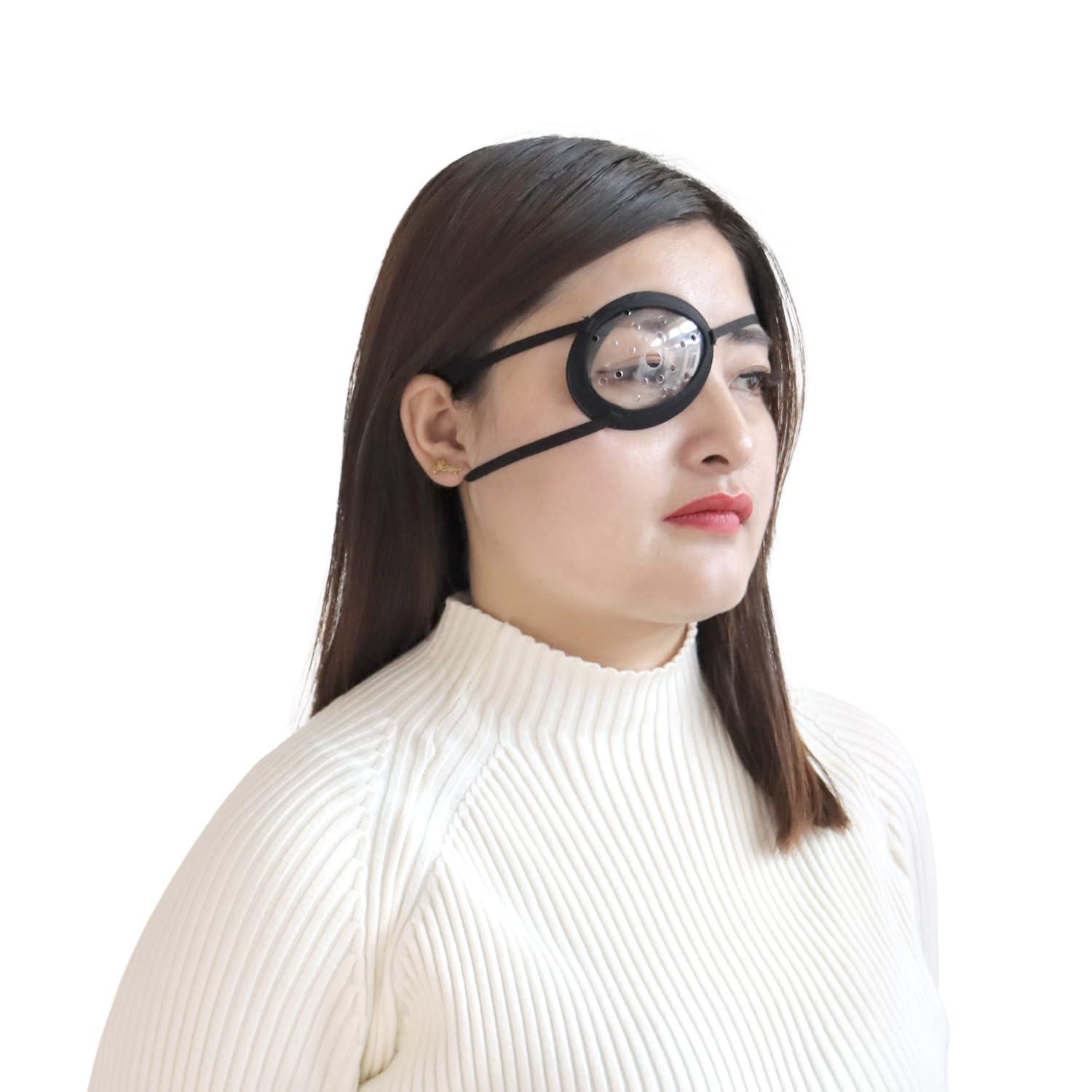 rainbowstar 2 Pack Eye Shield Plastic Eye Shield Eye Patch for Eye Surgery Covering Breathable After Surgery Eye Protection Cataract Surgery Eye Patch Covered Edge