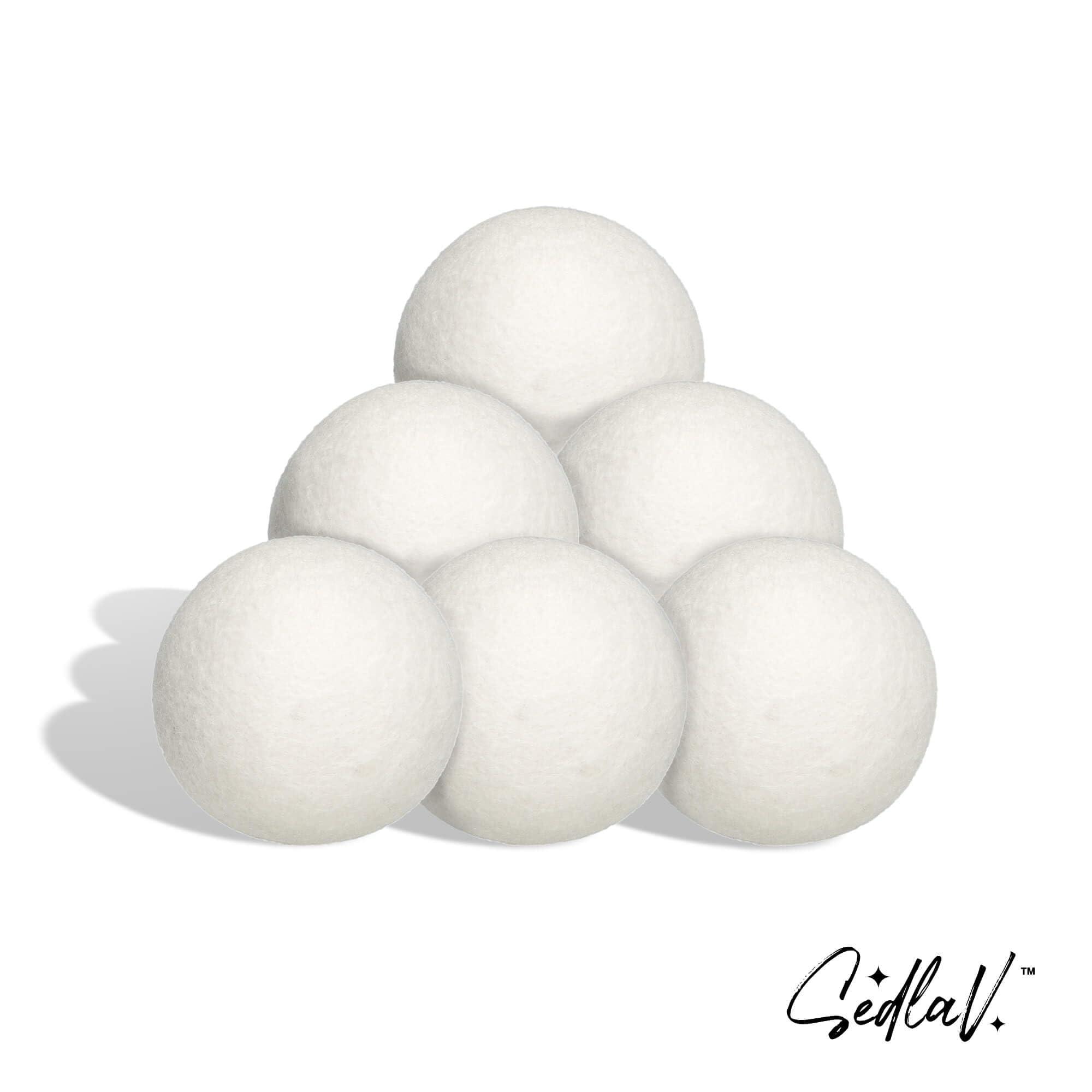SEDLAV SEDLAV Natural Wool Dryer Balls - Earth Breeze Laundry Sheets Alternative - Wool Dryer Balls Laundry Reusable - Reduces Wrinkles, Energy Saving (12)