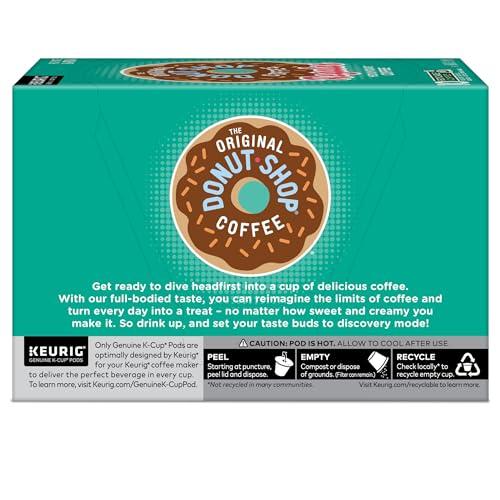 The Original Donut Shop The Original Donut Shop Regular, Keurig Single Serve K-Cup Pods, Medium Roast Coffee, 60 Count, (6 Packs of 10)