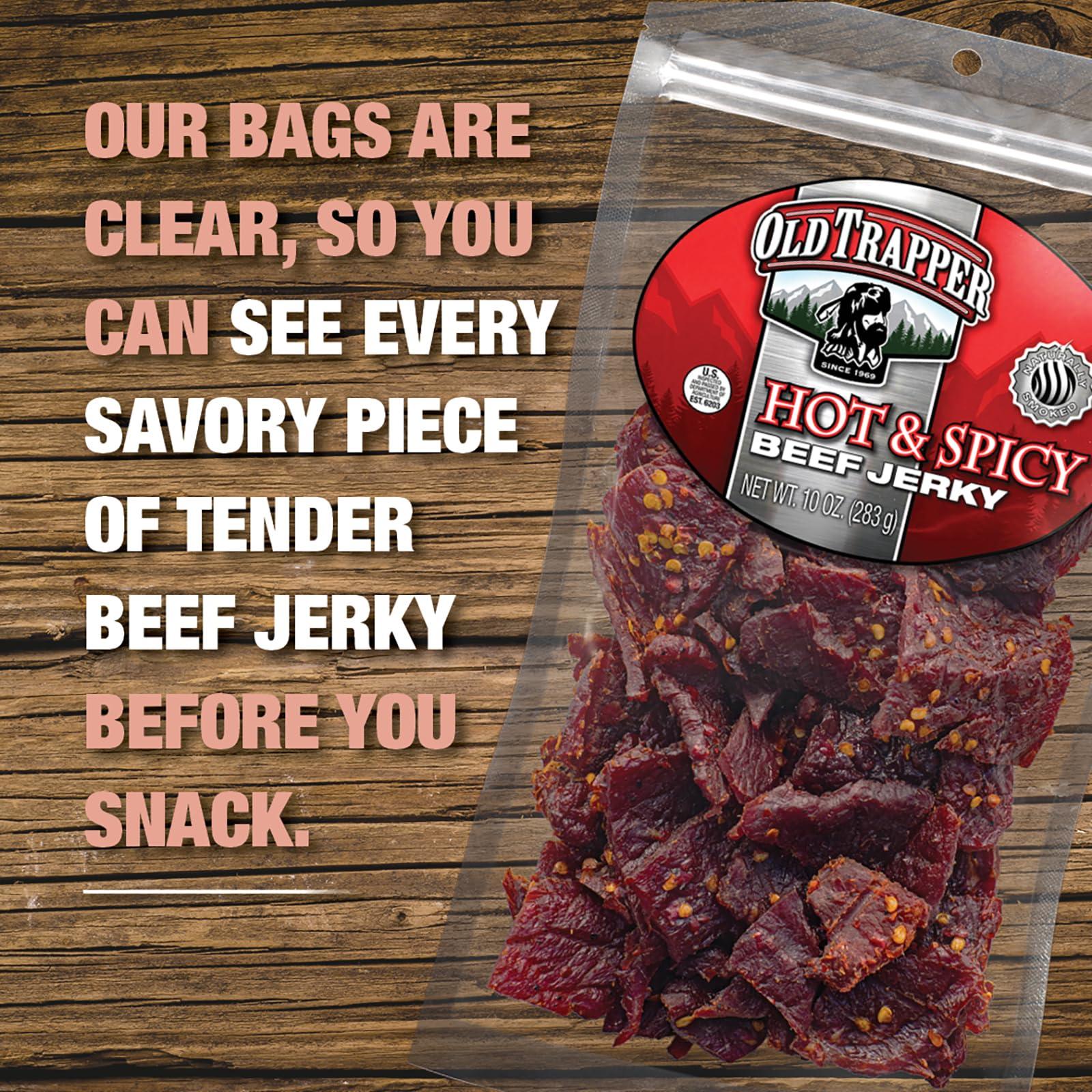 Old Trapper Old Trapper Beef Jerky, Spicy, 10 Ounce