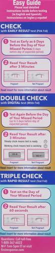FIRST RESPONSE First Response Triple Check Pregnancy Test 3 ct.