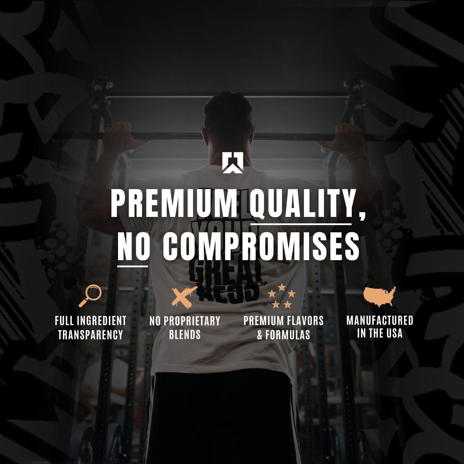 RYSE Up Supplements RYSE Loaded Protein Pancakes | Naturally Sweetened Protein Pancake Mix | Zero Added Sugars | 21g Protein & 3g Healthy MCTs | 6 Servings (Banana)