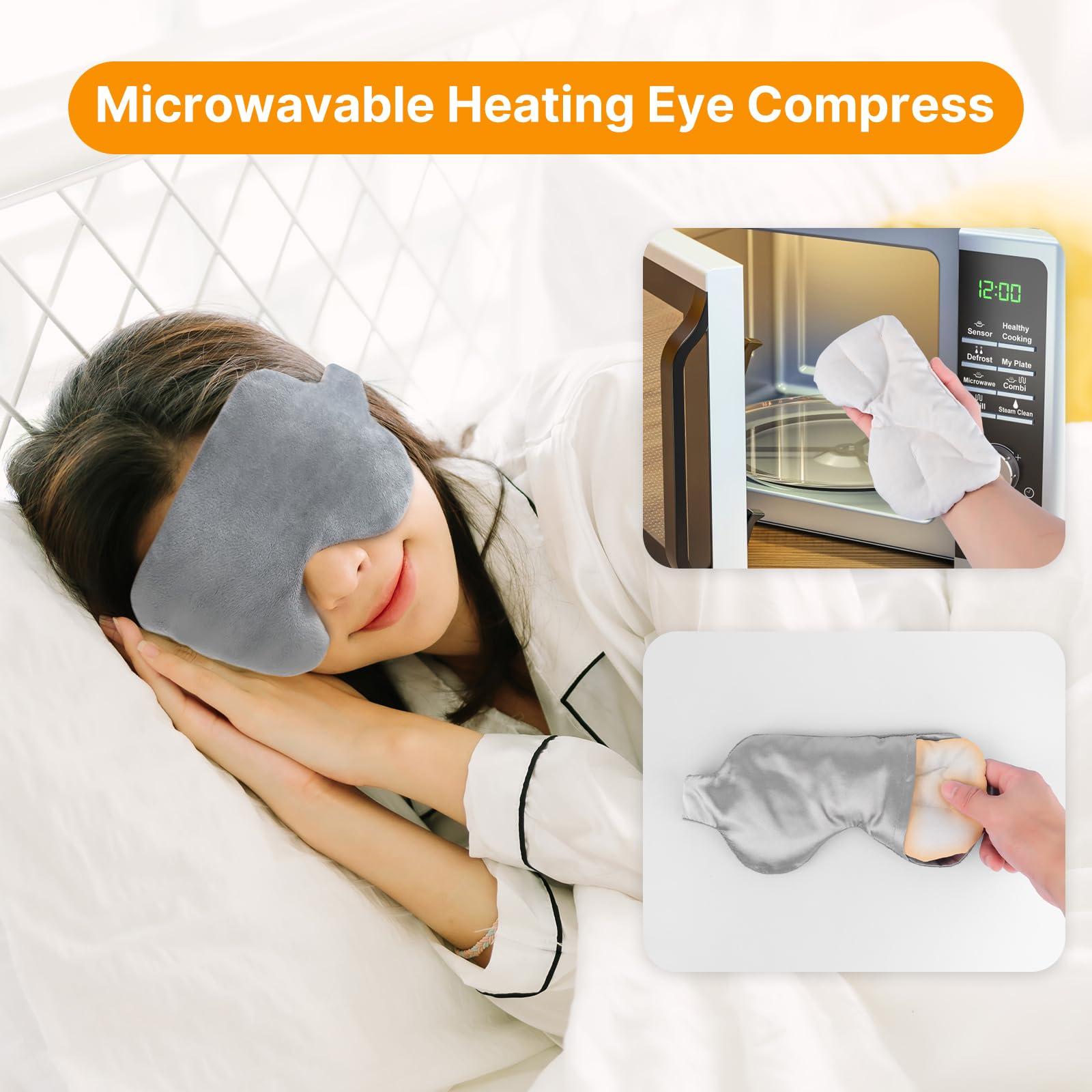 Atsuwell Microwave Sleep Eye Mask and Heating Pad Both for HEATTherapy and Cold Compress