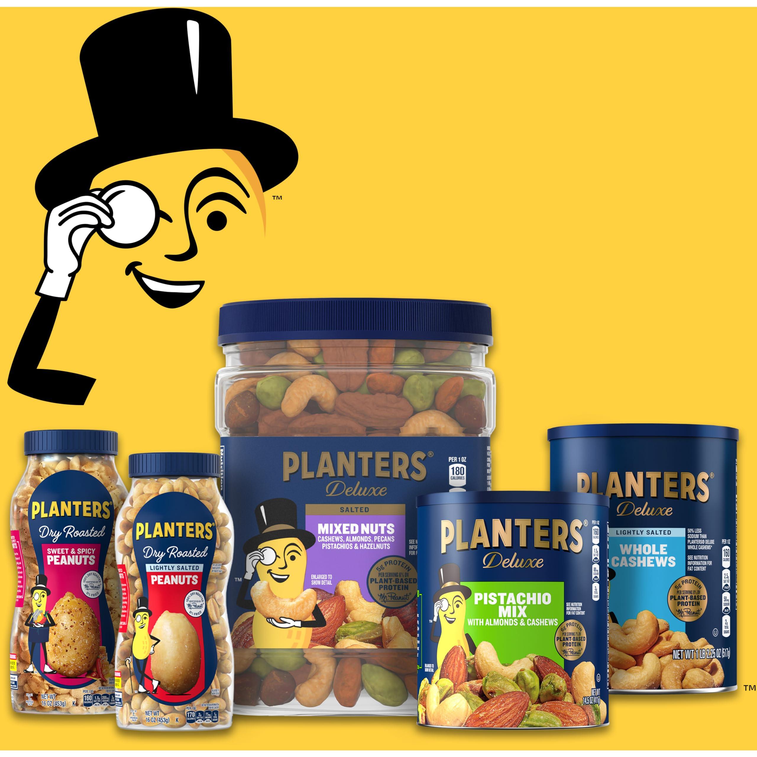 Planters PLANTERS Dill Pickle Cashews, Whole Cashews, Individual Nuts Snack Packs, Party, Plant-Based Protein, Snack for Adults, After School snacks for Kids, Flavored Cashew, Kosher, 5oz Bag