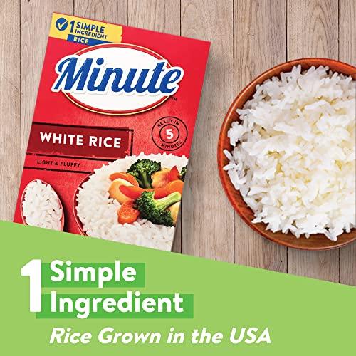 Minute Minute White Rice, Instant White Rice for Quick Dinner Meals, 28-Ounce Box