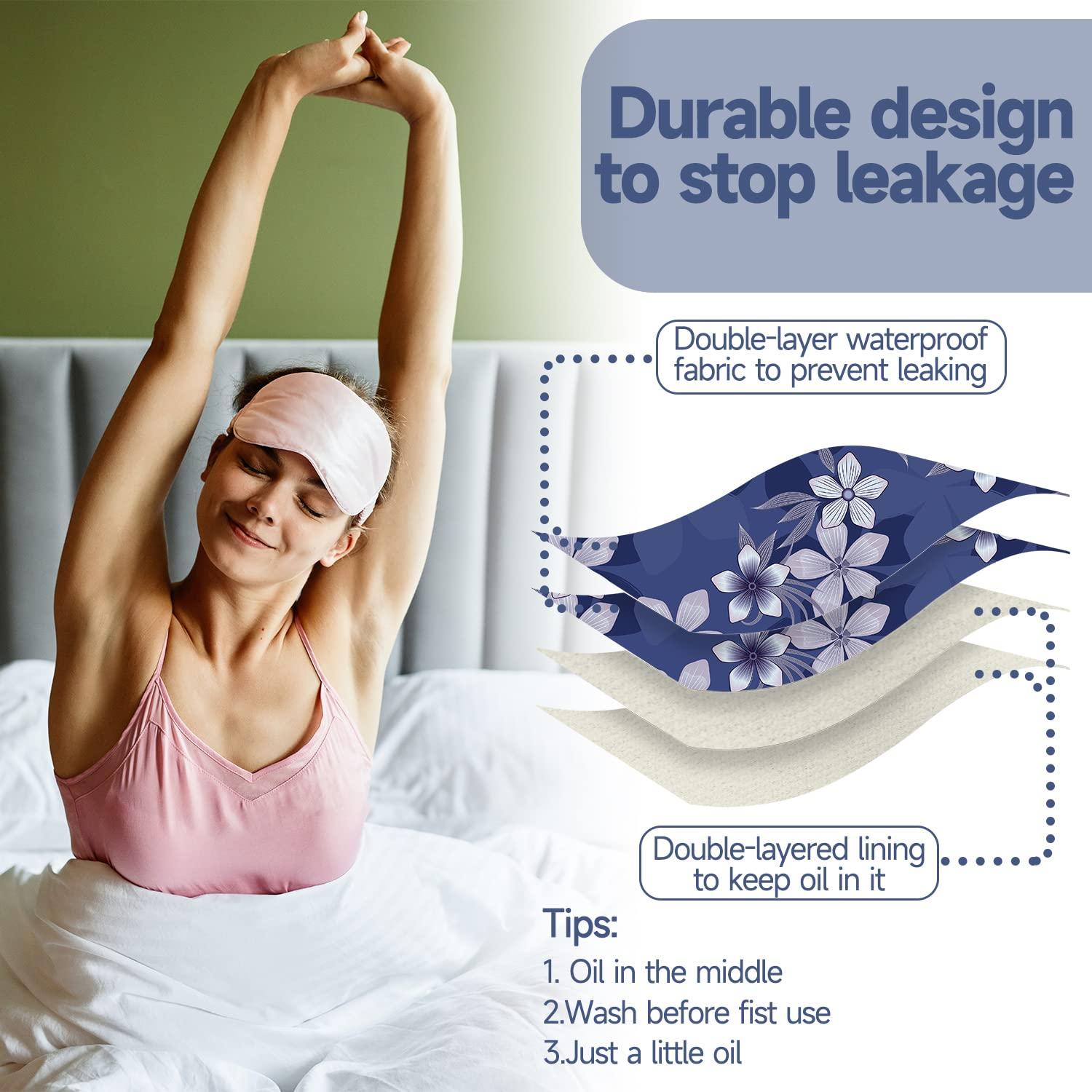 Langsprit Langsprit Castor Oil Pack Wrap,Organic Cotton Castor Oil Packs for Liver Detox,Reusable Castor Oil Pads Pack Compress for Stomach,Castor Oil Packs Body kit L