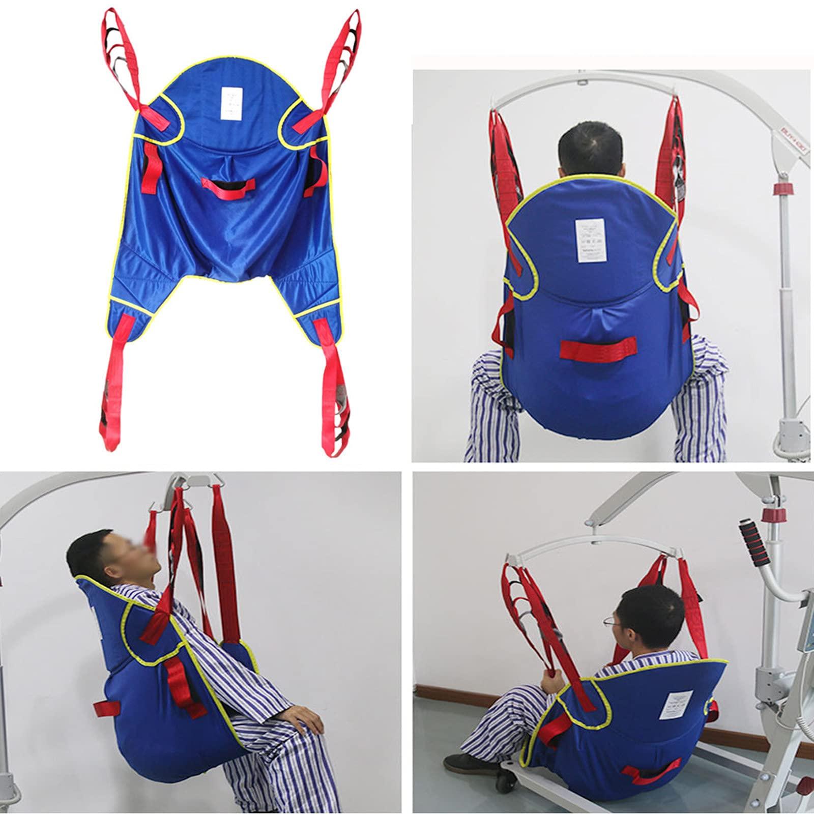 GFFFFFFJJJJJJJJJJJ Patient Lift Sling for Lift with Head Support,Heavy Duty Sling with 4 Reinforcement Straps,Suitable for Epilepsy,Elderly Care, Cerebral Palsy,Paralysis,The Disabled