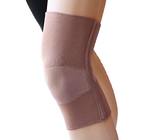 Alpha Medical Alpha Medical Slip-on Compression Support Knee Brace With Support Stays Knee Stabilizer Support Knee Pain Relief (Large, Black)