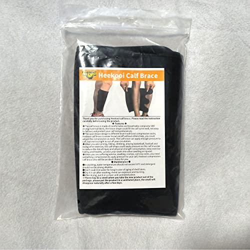 Heekooi Heekooi Calf Brace, Shin Splint Brace 1 Pair, Shin Splints Leg Pain Relief Support, Calf Brace for Torn Calf Muscle, Swelling, Edema, Adjustable Calf Support, Shin Brace for Women & Men (X-Large)