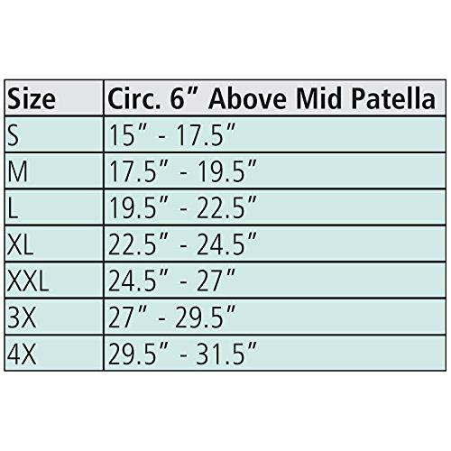 Rolyan Rolyan-68209 Fit Wraparound Hinged Knee Brace, Comfort Wrap Knee Support & Stabilizer for Right or Left Leg, Supports Knee Joints & Muscles for Sports Wear, Low Profile Hinges & Secure Straps, Medium
