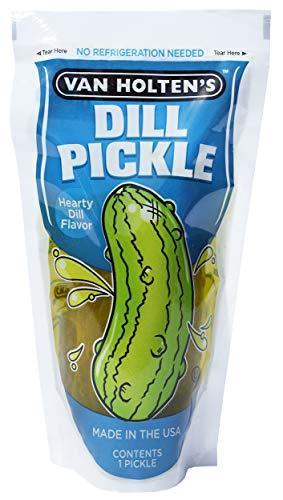 Van Holten's Pickles Van Holten's Pickles - Jumbo Dill Pickle-In-A-Pouch - 12 Pack