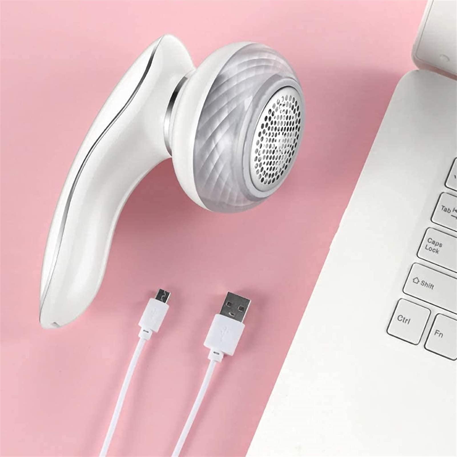 GIENEX GIENEX Lint Remover Shaver, Electric Portable Fabric Clothes Sweater Shaver Fuzz Remover Pill and Balls Defuzzer with 2 Replaceable Blades for Couch, Blanket, Curtain, Legging, Wool