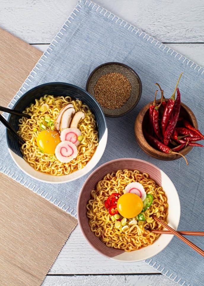 Ottogi OTTOGI Jin Ramen Spicy, Korean Style Instant Noodle, Best Tasting Soup Traditional Instant Ramen 4.23oz x 8 Pack