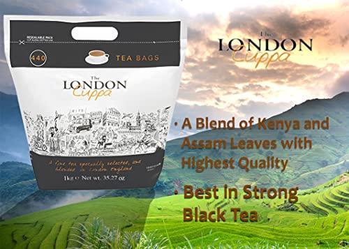 The London Cuppa London Cuppa Tea | 440 Tea bags | English breakfast Tea | Premium Black Tea | Rich and Full-Bodied Tea | British Tea