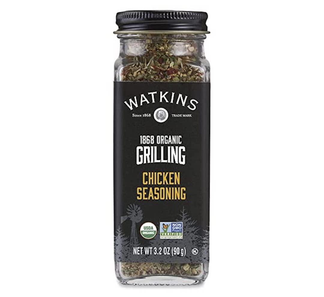 Watkins Watkins Organic Grilling Chicken Seasoning, Non-GMO, Kosher, 3.2 Oz, 1-Pack