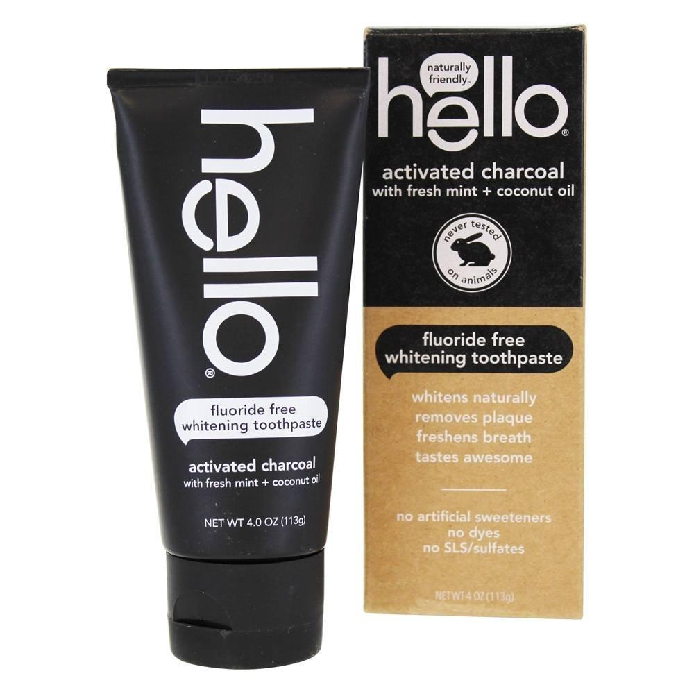 hello Hello Activated Charcoal Whitening Toothpaste (Pack of 2)