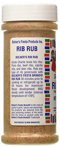 Fiesta Bolner Fiesta Extra Fancy 4.5 oz. Rib Rub For Delicious Ribs
