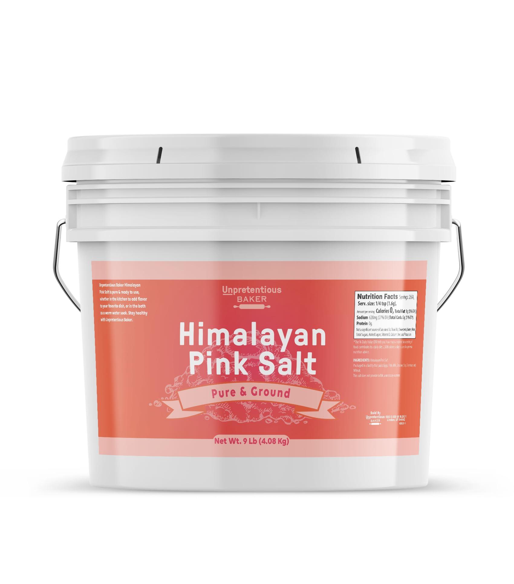 Unpretentious Unpretentious Himalayan Pink Salt, 1 Gallon, Pure Ground Salt, Medium & Fine Grain