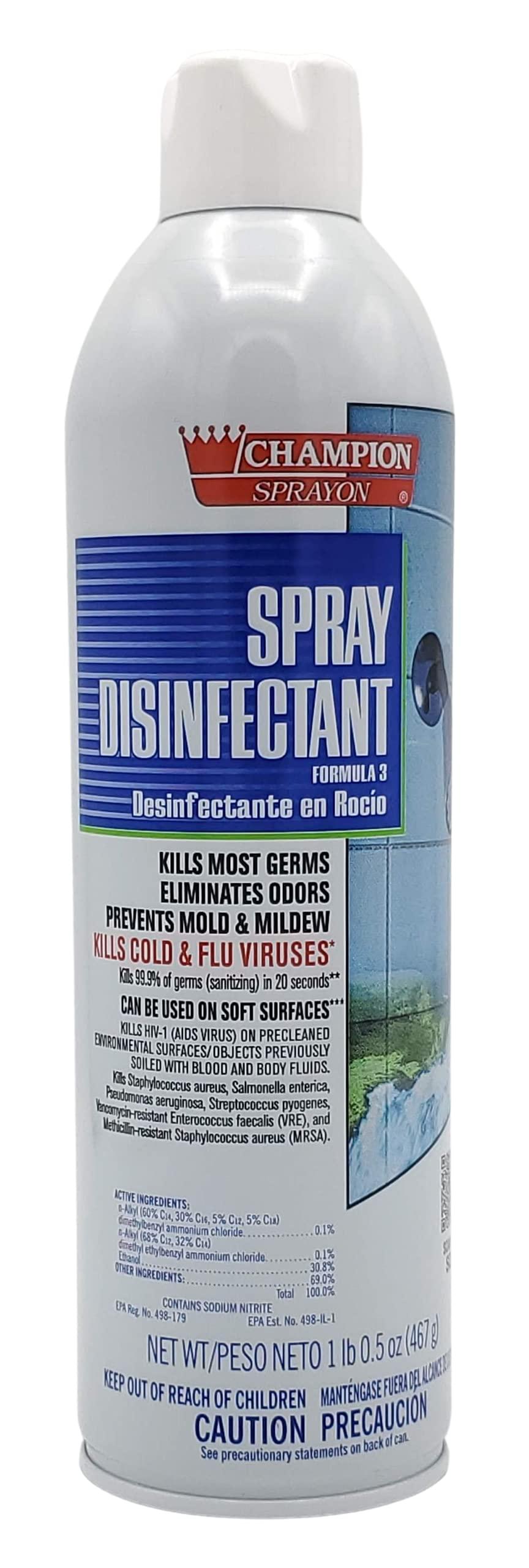 Chase Products Co Sprayon® Spray Disinfectant, Case of 12 (20 oz.) Cans