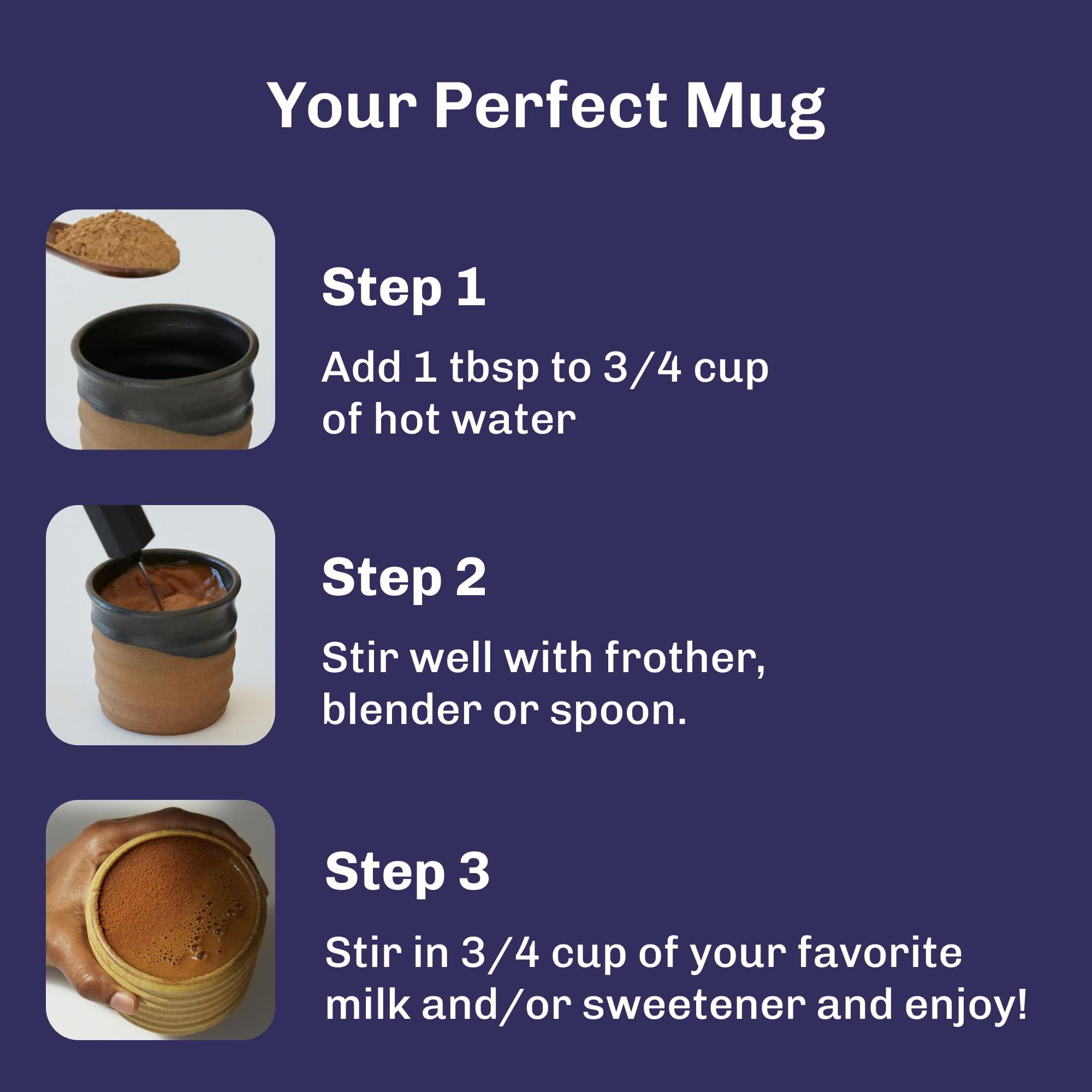 MUD\\WTR MUDWTR Rest (30 servings) - Organic Mushroom Evening Roobios Tea - Relaxation, Wind Down, Sleep Quality - Vegan, Gluten Free, Non-GMO, Whole30