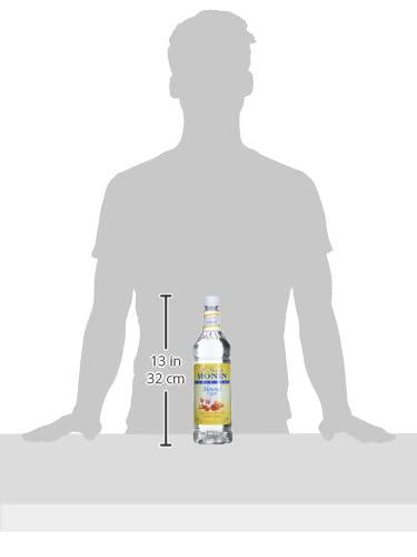 Monin Monin - Sugar Free Almond Syrup, Subtle Sweetness with Rich Almond Flavor, Great for Lattes, Cappuccinos, & Unique Cocktails, Vegan, Non-GMO, Gluten-Free (1 Liter)