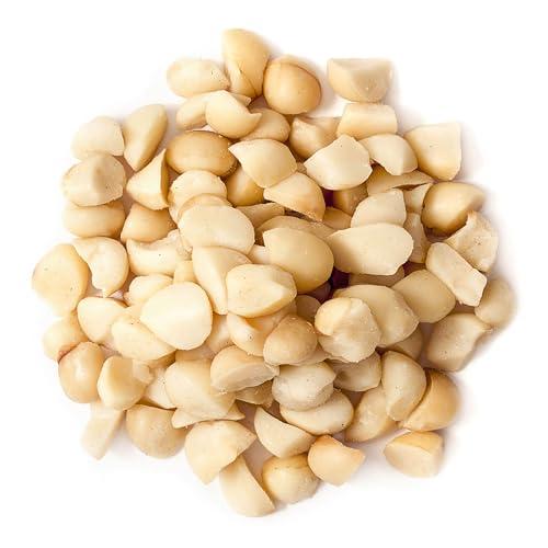 Food to Live Food to Live Macadamia Nut Halves & Pieces, 3 Pounds Raw, Shelled, Unsalted, Kosher, Vegan, Bulk. Keto Snack. Good Source of Healthy Fats. Great for Baking, and as Topping for Salads, Yogurt.
