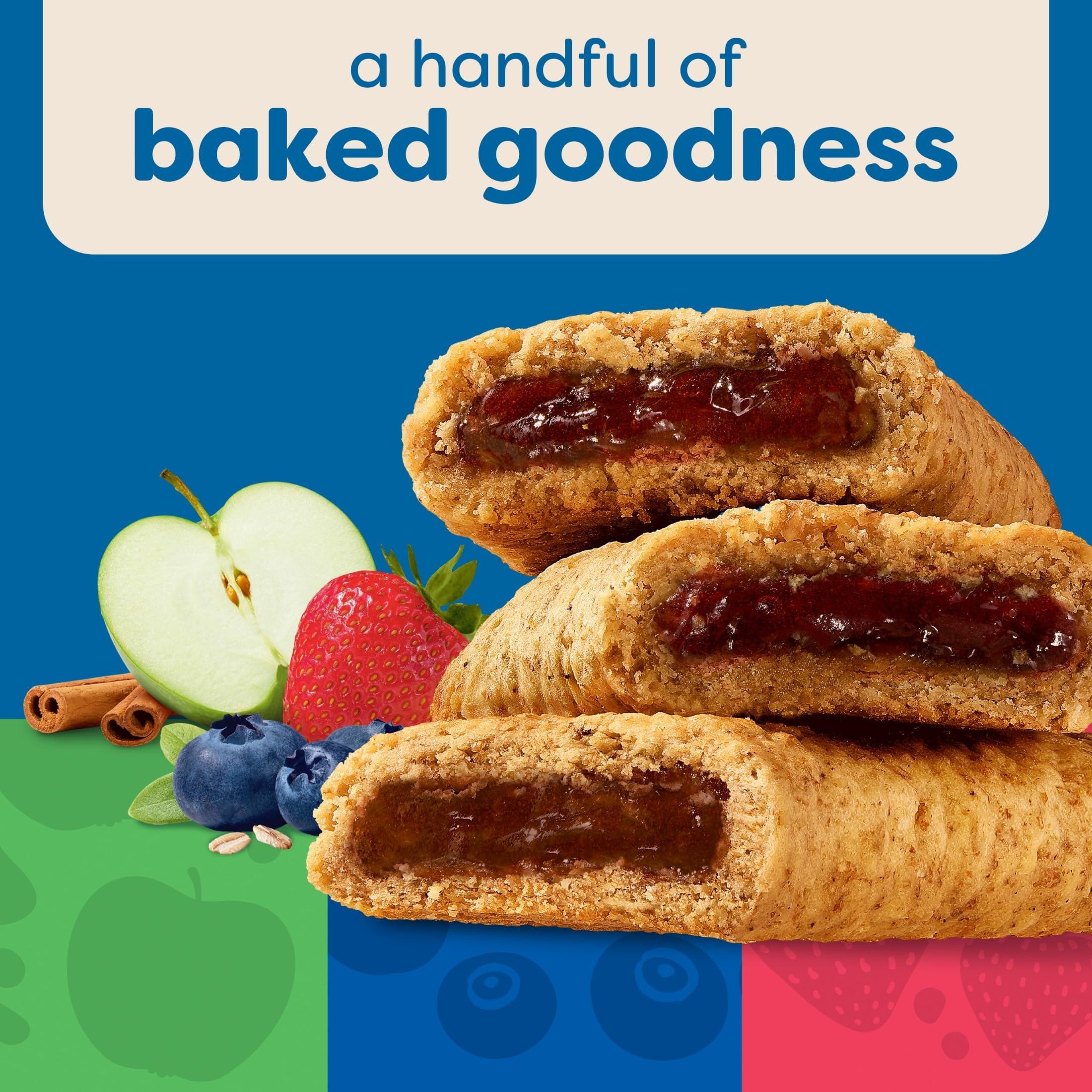 Nutri Grain Nutri-Grain Soft Baked Breakfast Bars, Made with Whole Grains, Kids Snacks, Variety Pack (4 Boxes, 32 Bars)