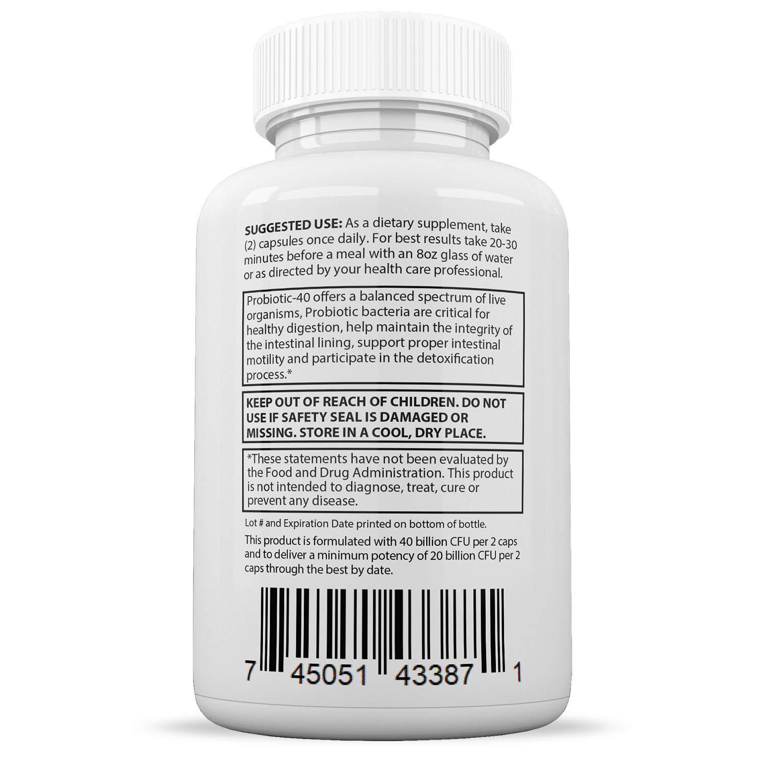 Justified Laboratories Justified Laboratories Fungus Clear Max Pills 40 Billion CFU Probiotic 60 Capsules