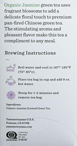 Yamamotoyama Yamamotoyama Organic Jasmine Green Tea Bag 18 ct (Pack of 6)