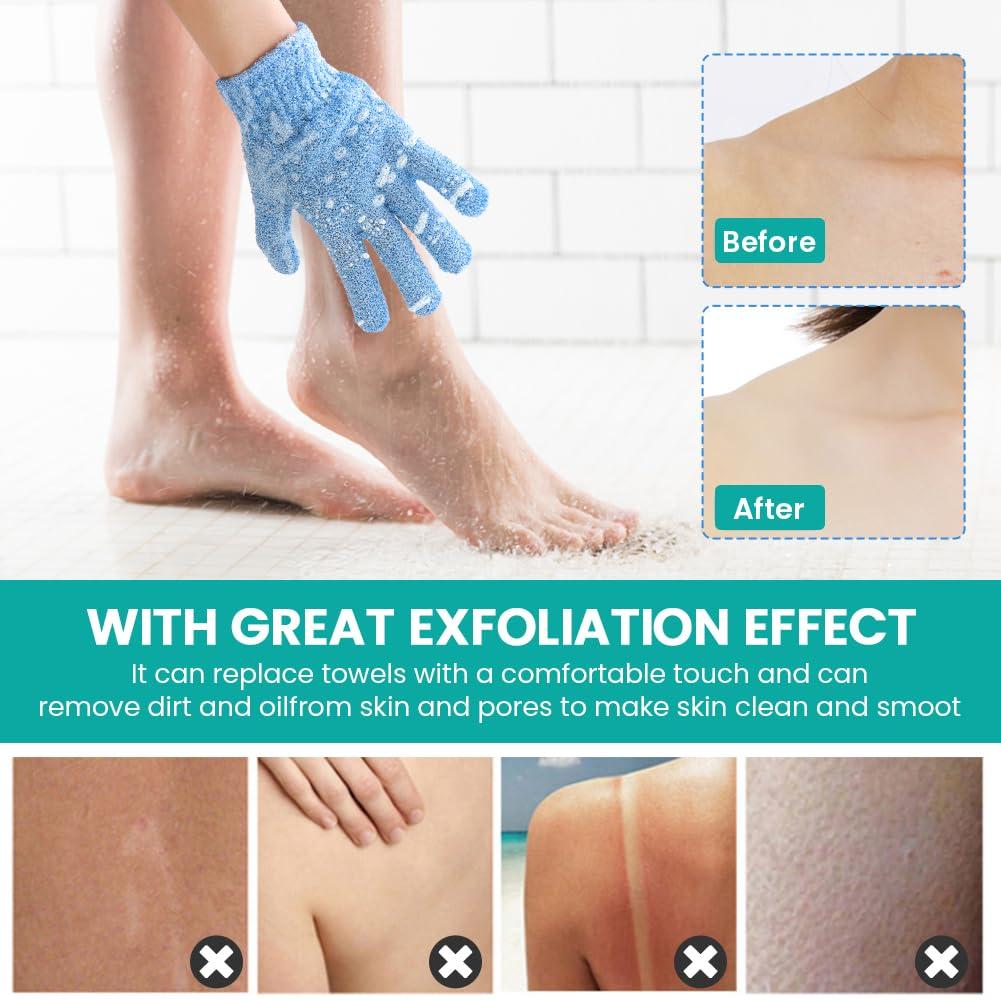 Zenquark Zenquark Toilet Aids Set for Wiping - Long Handle Butt Wiper for Elderly, Bottom Buddy Wiping Aid Bathroom Tools for Pregnant and Physically Challenged (4PCS Personal Hygiene Kit)(Blue)