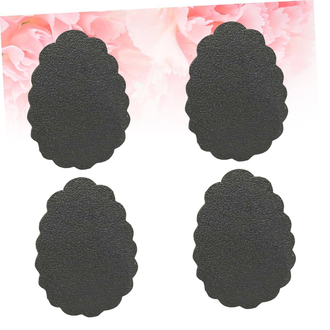 Healifty Healifty 4 Pack Women's Anti-Slip Sole Protectors Frosting Surface Half Shoe Pads for High Heels Easy Stick Remove Non-Slip Grip for Safety