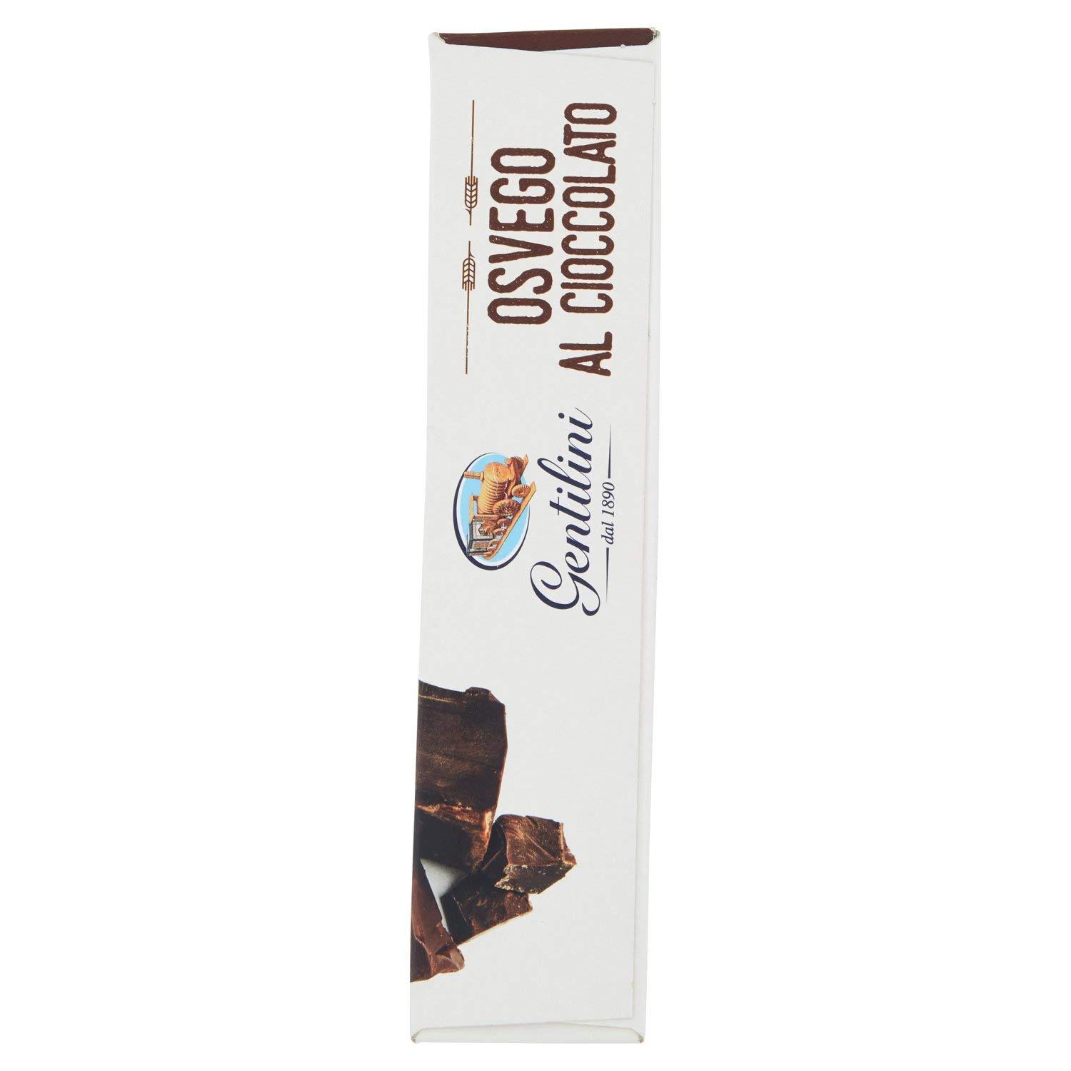 Gentilini GENTILINI | Osvego al Cioccolato | Chocolate Cookies | Pack of 2 | 500g (2x250g each)