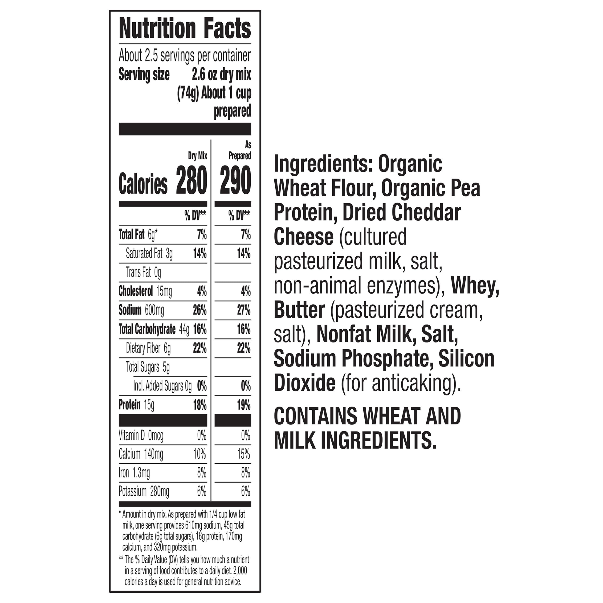 Annies Annie\'s Super! Mac, Protein Macaroni And Cheese Dinner, Shells & White Cheddar, 6 oz. (Pack of 12)