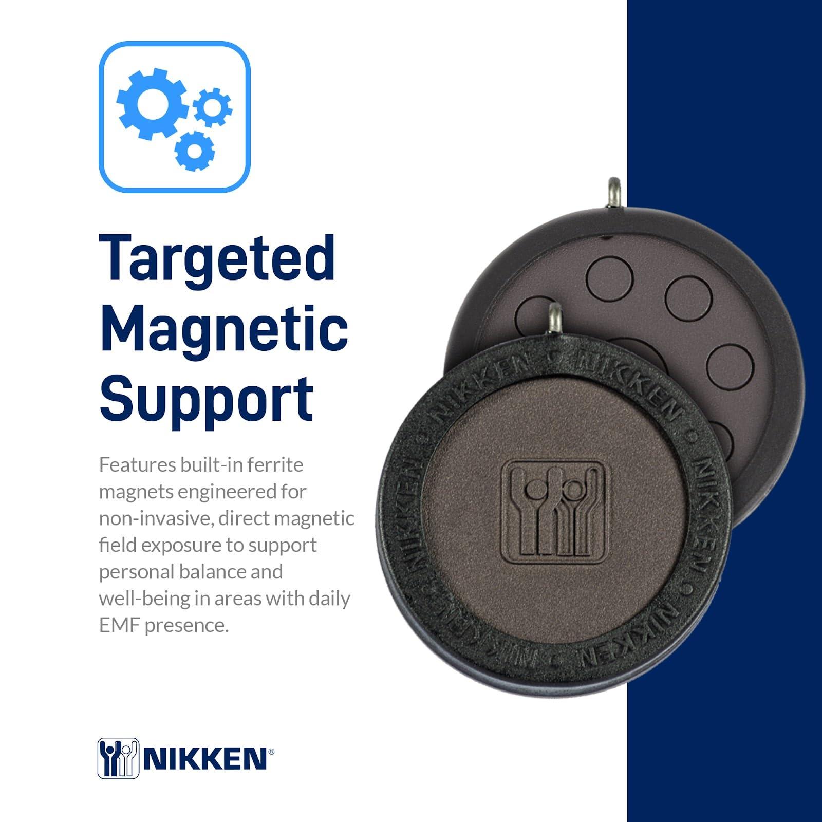 NKN Magnetic Therapy Mini Disc 1450 - Stress Relief - Works on Neck, Back, Shoulder, Leg, Knee, Muscle, and Joint Pain - Natural Earth Healing Magnets