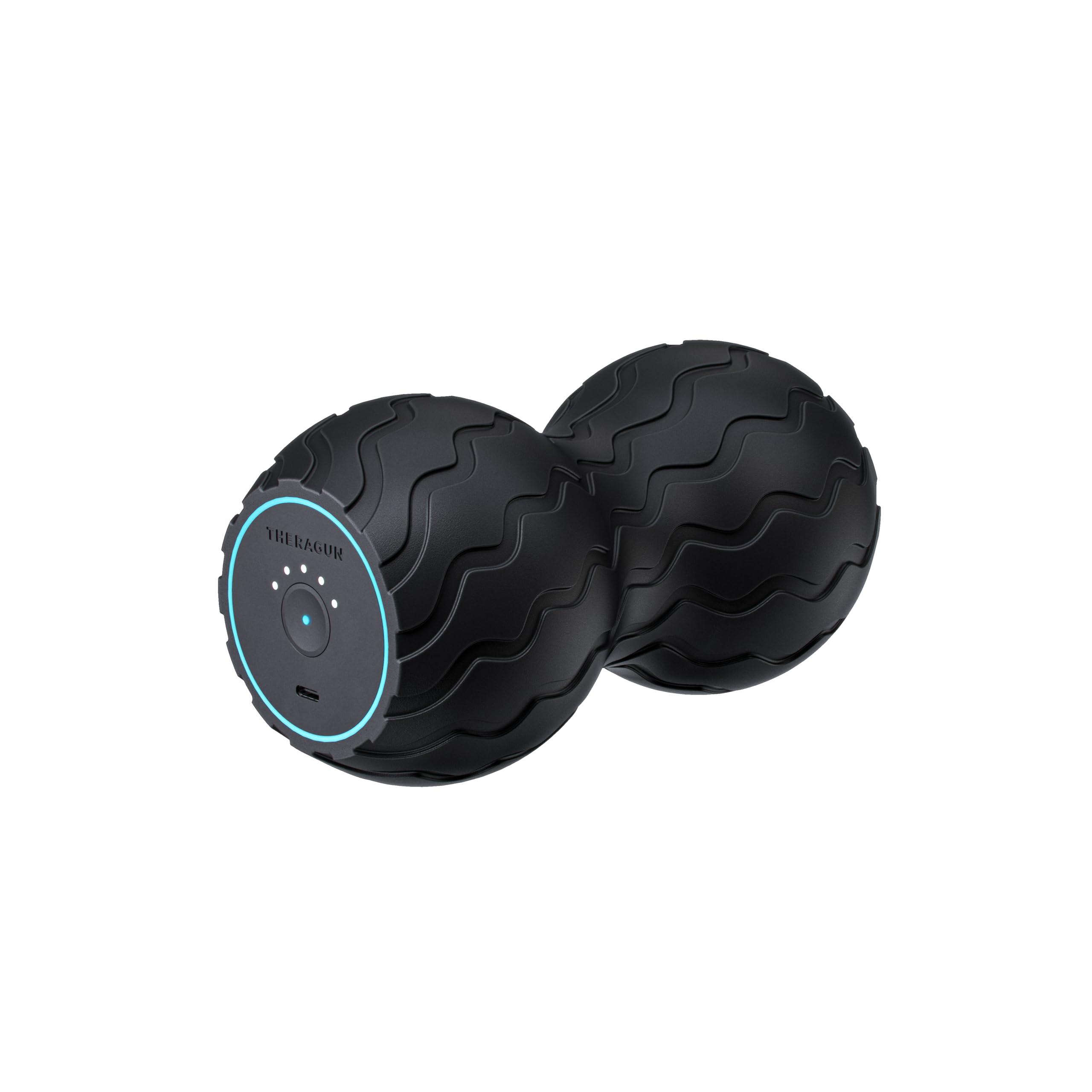 TheraGun Therabody Wave Series Wave Duo - Ergonomically Contoured Foam Roller. Bluetooth Enabled Muscle Roller for Your Back, Neck & Spine with 5 Customizable Vibration Frequencies in Therabody App