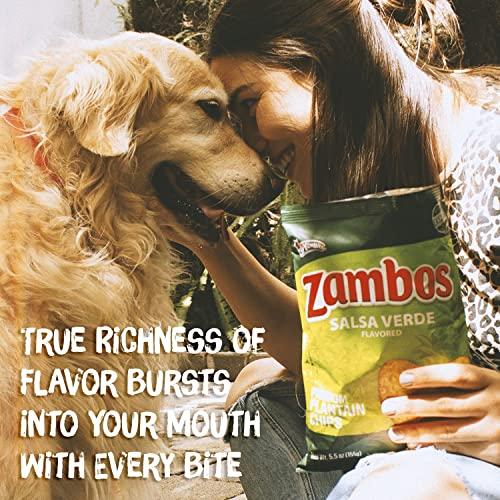 Zambos Zambos Plantain Chips Salsa Verde (Pack of 1)